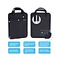 TechProtectus 9.7"-12" Water Resistant Vertical Laptop Sleeve, Shock-Absorbing, Black (TP-BK-VR11)~#|#~4DA7B097-C350-4BEC-B190E0D091BD8629_sc7