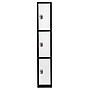 AdirOffice 72'' 3-Tier Black and White Storage Locker (ADI629-203-B-W)~#|#~4DAA9430-80D6-40B1-B9B970D1B58008A3_sc7