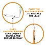 BIC Xtra Sparkle Mechanical Pencil, 0.7mm, #2 Hard Lead, 24/Pack (MPLP241-BLK)~#|#~4DBA7056-01EA-4C0F-88A8C31BAEE2D9AC_sc7
