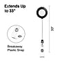 Staples Metal Identification Card Reel, Black, Spring Clip Attachment, Retractable Cord for ID Badges, Durable Everyday Use~#|#~4DBDA38B-B1CE-4490-B670C01512A3E0A8_sc7
