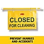 Rubbermaid "Closed for Cleaning" Safety Hanging Sign~#|#~4DD21BA1-0E88-4697-9608D0AEC2245544_sc7