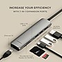 Satechi 7-in-1 USB-C Slim Multiport Adapter with Ethernet, Space Gray (ST-P7SM)~#|#~4DD8F37F-BDCD-40CB-9DC58388937170FE_sc7