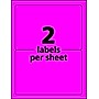Avery Laser Shipping Labels, 5 1/2" x 8 1/2", Neon Magenta, 200 Labels/Box (5948)~#|#~4DDA871B-7806-4561-9FA5135798C4E81A_sc7