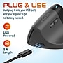 Delton S38 Ergonomic Vertical Optical USB Mouse, Black (DMS38-U)~#|#~4E13F750-4A3E-4ACC-A9183291715AEDA3_sc7