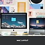 Logitech MX Keys Mini for Mac Wireless Ergonomic Keyboard, Pale Gray (920-010389)~#|#~4E16ACCC-32B5-4C7C-9FB736B04BF7E486_sc7