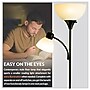 Newhouse Lighting William Double Mother-Son 71" Torchiere Floor Lamp, Black (NHFL-WI-BK)~#|#~4E1B34F5-3ACC-4F78-9105899B0E7A6A73_sc7