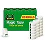 Scotch Magic Invisible Clear Tape Refill, 0.75" x 27.77 yds., 1" Core, Clear, 20 Rolls/Pack (810K20)~#|#~4E2D1404-D590-4F6B-B2D48E775DA88951_sc7