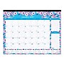 2027 Blueline Colorful Floral 22" x 17" Monthly Desk Pad Calendar (C194128)~#|#~4E32E437-548B-4E35-986E7DB88E587F26_sc7