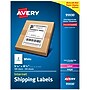 Avery Laser/Inkjet Shipping Labels, 5-1/2" x 8-1/2", White, 500 Labels/Box (95930)~#|#~4E34363A-B9E8-4C38-AA4215C9D05D998B_sc7