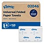 Kleenex Recycled Multifold Paper Towels, 1-ply, 150 Sheets/Pack, 8 Packs/Carton (02046)~#|#~4E3AE694-5D11-4DC1-8E3E0582A3684EED_sc7