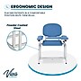 Viva Comfort Adjustable Bariatric Phlebotomy Blood Drawing Chair, 400 lbs. Capacity, Blue (ADI997-01-BLU-MK)~#|#~4E675C1B-3806-4C1A-8BBEBAD8F1727F18_sc7