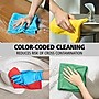 HYGEN r-40 Recycled Microfiber Cleaning Cloths, 12" x 12", Red, 24/Pack (1820577)~#|#~4E6D2F71-D095-4329-8F92396FEC938FCE_sc7