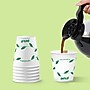 Perk Eco 10 Oz Compostable Paper Hot Cups, Disposable Coffee Cups for Hot Beverages, White/Green~#|#~4E903968-E886-43F8-B5AA6E04C6076C9B_sc7