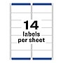 Avery Easy Peel Laser Address Labels, 1-1/3" x 4", Clear, 700 Labels/Box (5662)~#|#~4E9048C7-236C-4B76-9315C8F157BBA3E7_sc7