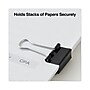 Universal Small Binder Clips, 3/8" Capacity, 3/4" Wide, Black, 40 Per Pack~#|#~4EBC4C00-864F-4836-8DB3408700909211_sc7