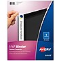 Avery Binder Spine Insert, 1.5" Spine Width, White, 25 Inserts/Sheet, 5 Sheets/Pack (89105)~#|#~4ED72E62-B1AD-458B-B1E386E91C0619E4_sc7