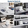 Uncaged Ergonomics Wireless Cube Power Strip with 15W Wireless Charger, 4 AC Outlets, 4 USB Ports, 10' Cord, White (WC-10-W)~#|#~4EE681F3-5426-4F6C-936B7709DCE4E952_sc7