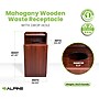 Alpine Industries Food Service Trash Can Enclosure, 32 Gallon, Mahogany (ALP476-DH-MA)~#|#~4EF7CDF1-3A38-446F-B942F063FD752577_sc7