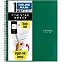 Five Star Wirebound Notebook, 1-Subject Notebook, 8.5" x 11", College Ruled, 100 Sheets, Green (72055)~#|#~4F006816-0C31-4180-86D95193BFAB1D49_sc7