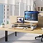 Mount-It! 38"W Manual Rectangular Adjustable Standing Desk Converter, Maple Woodgrain (MI-15007)~#|#~4F1D85FB-883B-422A-A15876BD5CDBFF1E_sc7