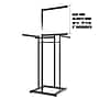 Nahanco 4 Way Rectangular Tubing Garment Rack, Black (B80)~#|#~4F26EE7E-F428-4428-BD9FF4682A1B48FB_sc7