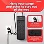 Staples TECH 12-Outlet 2-USB Port Surge Protector, 8', 3900 Joules, Black (ST62774)~#|#~4F51FED5-C6BC-4089-B36FB23C7E0C16B6_sc7