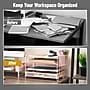 Mind Reader Metal Desk Organizer, Pink (MESH4C-PNK)~#|#~4F522879-9C4D-465D-A3ED6CE72624A650_sc7