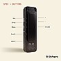 Dictopro X200 Voice Activated Digital Recorder, 16GB, Black (X200)~#|#~4F5F92CD-628D-4697-83E886B0F158932C_sc7