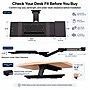 Uncaged Ergonomics KT2 Adjustable Under-Desk Keyboard Tray with Mouse Platform, Black (KT2-b) ~#|#~4F688340-7771-4F86-9FAE545426DB7043_sc7