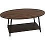 Household Essentials Jamestown 39.38"W x 23.5"D Laminate Coffee Table, Mid-Century Walnut/Black (8134-1)~#|#~4F698ABE-E632-4BFC-960A26F55BFC8910_sc7