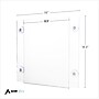 AdirOffice Window Sign Holder, 8.5" x 11", Vertical/Horizontal, Side Loading, Clear Acrylic, 24/Pack (639-8511-WSH-24)~#|#~4F728225-895E-4AC8-8520FDF3BAFE239B_sc7
