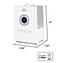 Black & Decker Ultrasonic Cool Mist Tabletop Humidifier, 1.45-Gallon, For Rooms up to 600 sq. ft., White (BUHDR055)~#|#~4F9C2687-4205-4704-9AA7EE0048CC7F4A_sc7