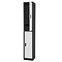 AdirOffice 72"H 2-Tier Black/White Storage Locker (ADI629-202-B-W-DL)~#|#~4FF5C0B6-317D-4603-B205B9D713FB51B2_sc7