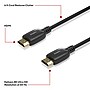 Staples TECH 6 ft. HDMI to HDMI Audio/Video Cable, Male to Male, Black (ST62477)~#|#~50075C6E-EF5A-4C46-B04913C497153932_sc7