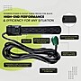 GoGreen Power 6 Outlet Surge Protectors, 6' Cord, Black (GG-16106MSBK)~#|#~5011375A-9BFF-47B3-ACDA998DE7F4F9CB_sc7