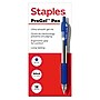 Staples Retractable Gel Pens, Bold Point 1.0mm, Blue Ink, 12 Pack – ProGel Smooth‑Flow Pens for Office & School Us~#|#~50485F51-3E92-474C-A2DE604E27227158_sc7