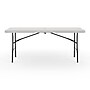 Staples 6' x 30" Heavy Duty Plastic Folding Table, White Granite (79223/54272)~#|#~5048F38C-CE18-4794-BAB37B22FA6F8C24_sc7