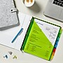 Avery Big Tab Insertable Plastic Divider, 8 Tabs, Multicolored (11903)~#|#~504BFB4B-D6A9-47CF-918B3011604ECAD6_sc7