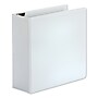 Universal Comfort Grip Deluxe Plus 4" 3-Ring View Binders, D-Ring, White (UNV30754)~#|#~5055D471-68E3-40B3-BD36B44BCB01BDC0_sc7