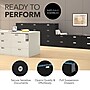 HON Brigade 600 Series 5-Drawer Lateral File Cabinet, Locking, Letter/Legal, Black, 36"W (H685.L.P)~#|#~5058CBCF-90E3-4E8B-8A0F3FC6CF6D6778_sc7