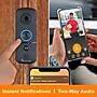 Toucan V3 Wireless Battery Operated Video Doorbell, Chime,  Night Vision, Wi-Fi, IP56 Weather Resistant, Black~#|#~508619EF-12CA-4425-B7FC658BFBBEA63C_sc7