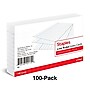 Staples 3" x 5" Index Cards, Narrow Ruled, White, 100/Pack (TR50993)~#|#~50ADE354-C6E8-4DD1-B1EDAB1B66CC3149_sc7