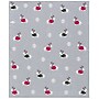 Safavieh Holiday Collection 4'-2" x 5'-0" Sleighbells Throw, Grey/Red (HOL2012A-5060)~#|#~50B755D8-CA05-4F03-8A3A12462BB6EA7C_sc7