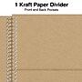 Staples Premium 1-Subject Notebook, 5.875" x 9", College Ruled, 100 Sheets, Brown (ST52120N)~#|#~50C5C253-193B-4524-8C0BBA835D495461_sc7