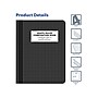 Better Office Composition Notebooks, 7.5" x 9.75", Graph Ruled, 80 Sheets, Black, 4/Pack (25604-4PK)~#|#~50F8B84F-B5E3-4322-B69262B79F37CCC7_sc7