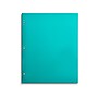 Staples 3-Hole Punched 4-Pocket Paper Presentation Folder, Teal (ST56215-CC)~#|#~51040389-77F2-4533-90D4AAE3AC9D10CE_sc7