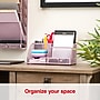 Staples 7-Compartment Metal Mesh Desk Organizer, Dusty Pink (ST63824)~#|#~510803E4-2850-474F-B6D8AE6EAA038BEE_sc7