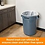 Coastwide Professional™ Plastic Trash Can with no Lid, Gray, 32 Gal. (CW50716)~#|#~510A6912-38B6-490E-8C9D8C019BB341C8_sc7