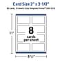 Avery Double-Dipped Gold Edge Matte Blank Card, White, 80/Pack (S00-D23)~#|#~5116C79F-B582-416D-90D2337A7E4EBCEA_sc7