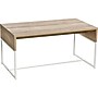 Household Essentials Wrap 35"W x 20"D Laminate Coffee Table, Coastal Oak/White (8270-1)~#|#~511DC0A4-DB96-464C-862967E45D374F51_sc7